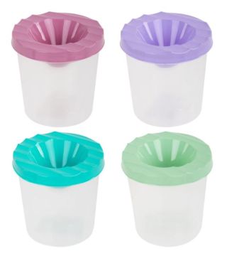 Стакан-непроливайка 250мл цвет пастель BRAUBERG KIDS 1/10/200