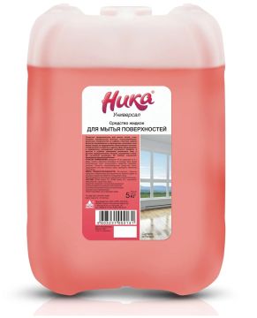 Средство жидкое 5л НИКА-УНИВЕРСАЛ моющее для поверхностей канистра 1/4