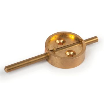 Опечатывающее устройство со штоком 7см диам 27мм латунь 1/50