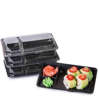 Контейнер (195х106х40) крышка для суши  КД-009 К 1000/1000