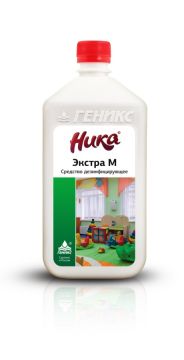 Средство жидкое 1л НИКА-ЭКСТРА М дезинфицирующее 1/12