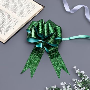 Бант-шар 5см зеленый голография 20/20