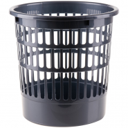 Корзина для бумаг 9л серая сетчатая OfficeClean 1/20