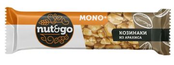 Продукты, Козинак арахисовый Nut&Go 32г 1/24