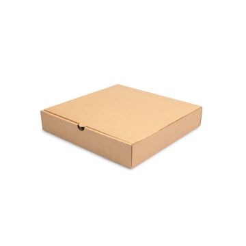 Коробка под пиццу 400х400х40мм Т11 профиль Е бурая гофро 50/500