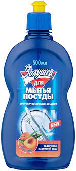 Средство жидкое для мытья посуды 500мл Золушка Персик М-01-8 1/18