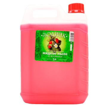Мыло жидкое 5л канистра Зодиак Земляника К10-4 1/1