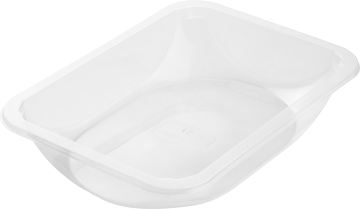 Лоток под запайку 187х137х36 прозрачный ПП UPAX-UNITY 480/480 