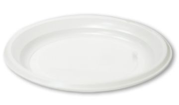 Тарелка d-205 белая ИнтроПластик 100/2000