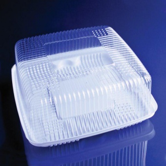 Емкость торт ИП-240 (315х315х123) крышка ТДУ 80/80