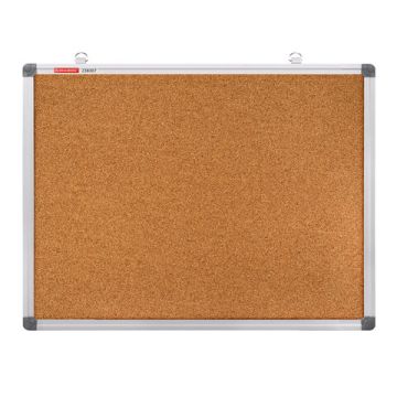 Доска пробковая 45х60см для объявлений алюмингевая рамка BRAUBERG 1/1 