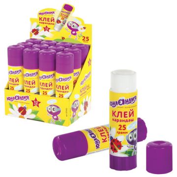 Клей-карандаш 25г улучшенный ЮНЛАНДИЯ 1/12