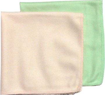 Салфетка микрофибра (30х30) для стекол гладкая Альпак 1/90