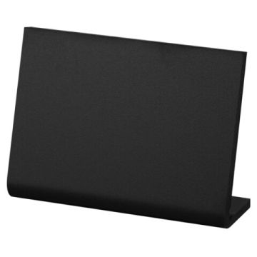 Ценник L-образный для мелового маркера А7 к-т 10шт ПВХ черный Brauberg 1/10 