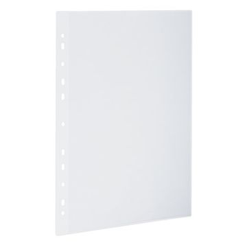 Папки-уголки ПЛОТНЫЕ с перфорацией прозрачные 10шт