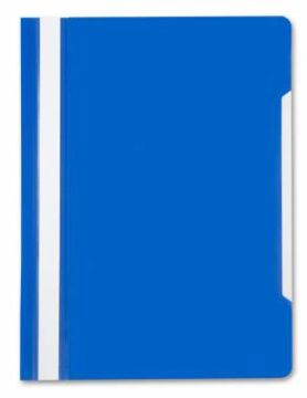 Папка скоросшиватель с прозр верхн лист синий Россия 1/20/200