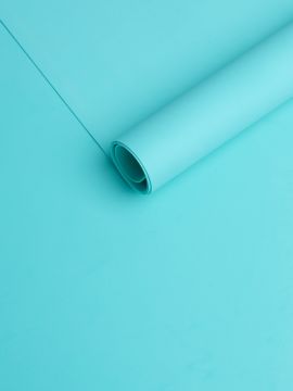 Цветная пористая резина (фоамиран) 60х70см 1мм мятная ИФ 1/10