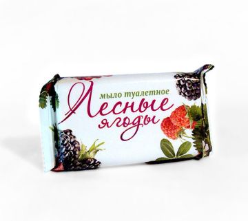 Мыло туалетное 90гр в обертке Лесные Ягоды 1/80