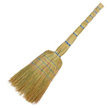 Веник Сорго 6-ти прошивной Премиум 400-440 г ширина метелки 30-35 см длина 79 см 1/50 