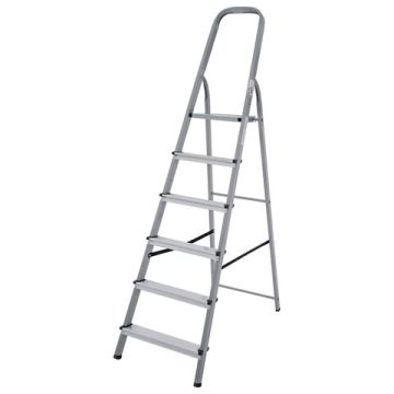 Стремянка 6 ступеней сталь/алюминий до 150кг НОВАЯ ВЫСОТА 1/1 
