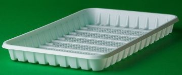 Лоток №2 (0,5кг) 165х122х20 белый ПП Атлас 100/1800