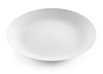 Тарелка d-200 плоская белая Натура 1/35