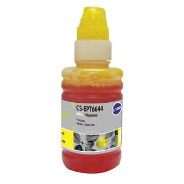 Чернила CACTUS (CS-EPT6644) для СНПЧ EPSON L800/L810/L850/L1800 желтые 0,1 л 1/50 
