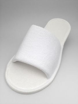 Тапочки одноразовые махровые-оптима нескользящие 10/400 