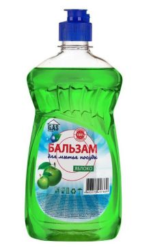 Средство жидкое для мытья посуды 500мл MYST Яблоко GAS 1/22