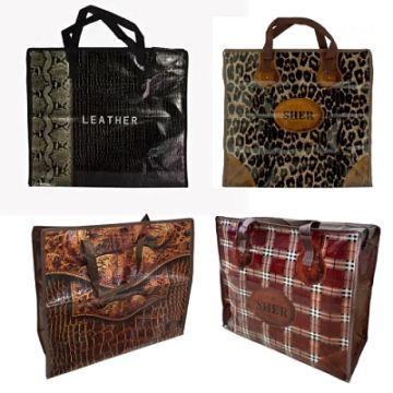 Сумка хозяйственная с молнией SHER (50х45)+22 (4дизайна) 1/10