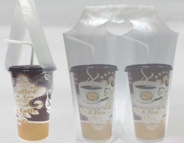 Пакет для переноски 2-х стаканов ПНД (30х25)-30 100/1000