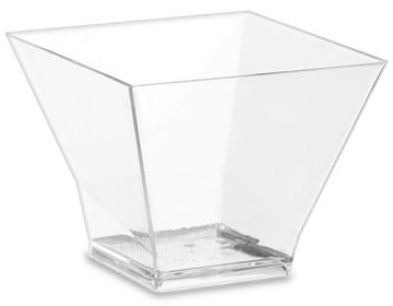 Креманка 150мл 72х72мм Пагода прозрачная Кристалл 20/240 