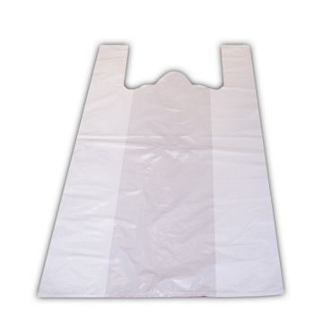 Пакет Майка ПНД (42+20)х72-15 белая МП 50/1000