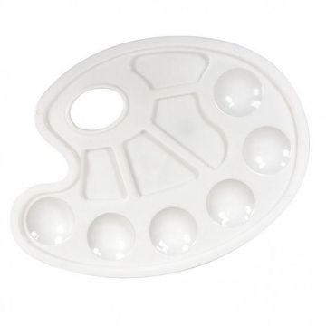 Палитра для рисования овальная Каляка-Маляка 1/100