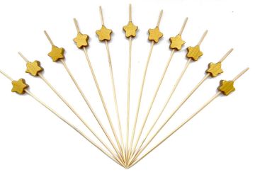 Пика для канапе Звезда Эко 9см (100шт) 1/40
