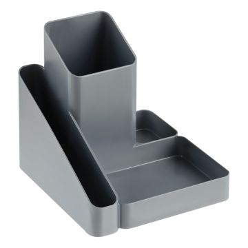 Подставка-органайзер 115х122х111мм 4 отделения серая ОР36 Имидж СТАММ 1/12