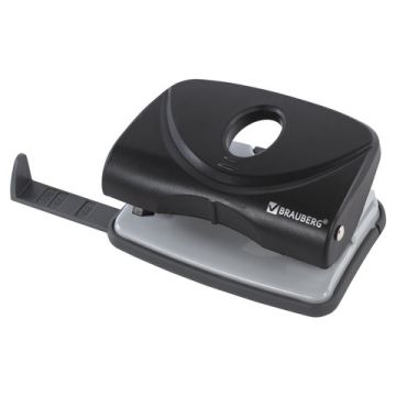 Дырокол на 20листов средний черный Einkommen Brauberg 1/12