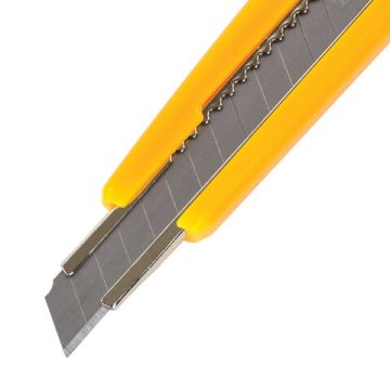 Нож канцелярский 9мм блистер фиксатор ассорти Standard Brauberg 1/48