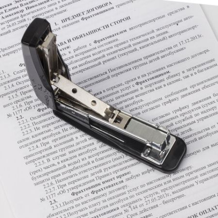 Скобы №24/6 1000шт до 30л BRAUBERG 1/10