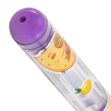 Набор гелевых ручек 12цв узел 1мм линия 0,7мм неон BRAUBERG KIDS CUTE ANIMALS 1/12