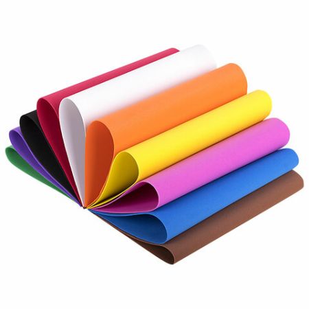 Пористая резина/фоамиран А4, 1 мм ОСТРОВ СОКРОВИЩ 10 л, 10 цв, яркие цвета, 661696