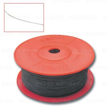 Пломбировочная проволока двужильная, нержавеющая, диаметр 0,65 мм, длина 100м 1/50