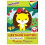 Цветной картон А4 10л 10цв мелованный Юнландия 1/40 (Клиент)