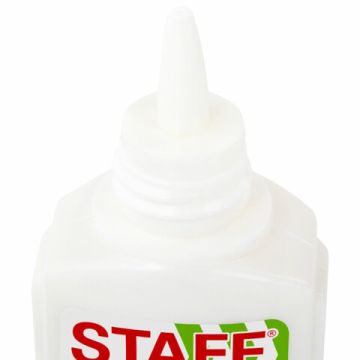 Клей ПВА 45г с дозатором бумага картон текстиль фото Basic Staff 1/100