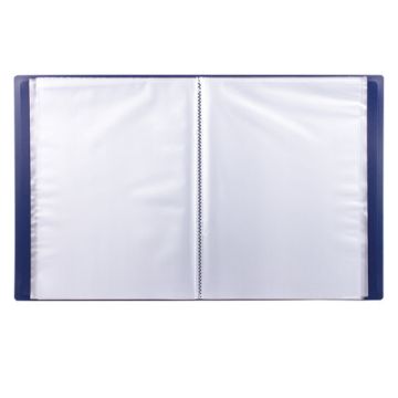 Папка  40 вклад. STAFF, синяя, 0,5мм, 225700