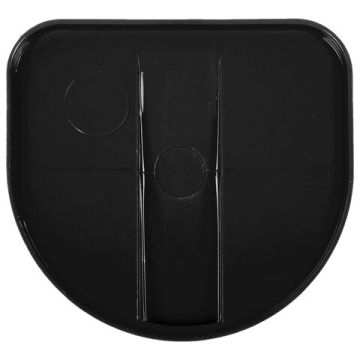 Подставка-органайзер 132х122х108мм 5 отделений черная BRAUBERG STYLE 1/6 (клиент)