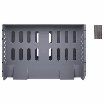 Лоток горизонтальный для бумаг 335х232х246мм (3шт) серый BRAUBERG FILE 1/5 (Клиент)