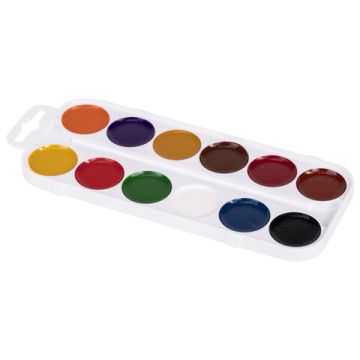 Краски акварельные 12цв медовые Веселая такса ПИФАГОР 1/15