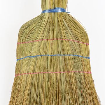Веник Сорго 3-х прошивной Стандарт 320-340 г ширина метелки 27-30 см длина 79 см 1/50 (клиент)