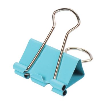 Зажимы для бумаг 25мм на 100л (12шт) цветные в картонной коробке Staff 1/12